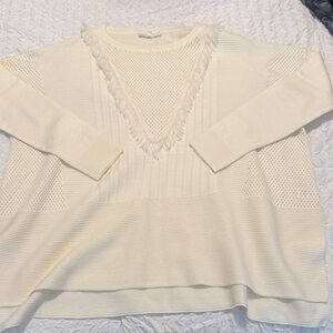 Elegant Cream Women's Sweater